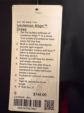 lululemon athletica Align Dress - Black